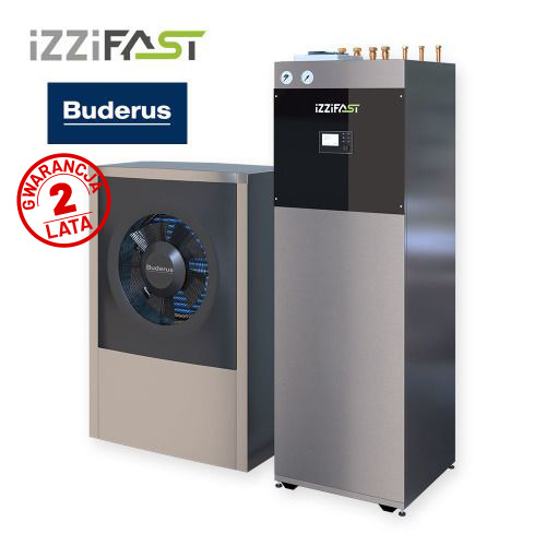 Szafa hydrauliczna iZZiFAST z pompą ciepła Buderus